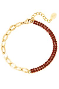 Armband zirkonia's en ketting