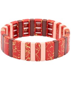 Armband Marble Colors metaal