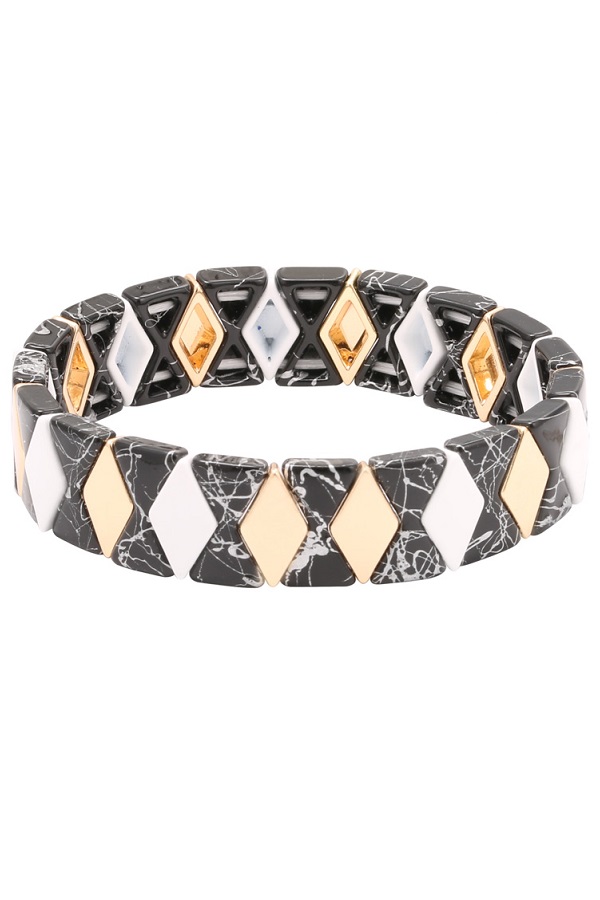 Armband Marble Diamond metaal