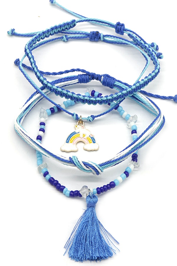 Kinderarmbandje van touw