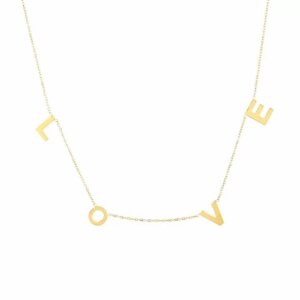 Love Ketting in goud en zilver
