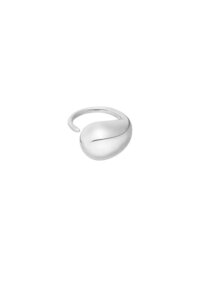 Teardrop ring in goud of zilver