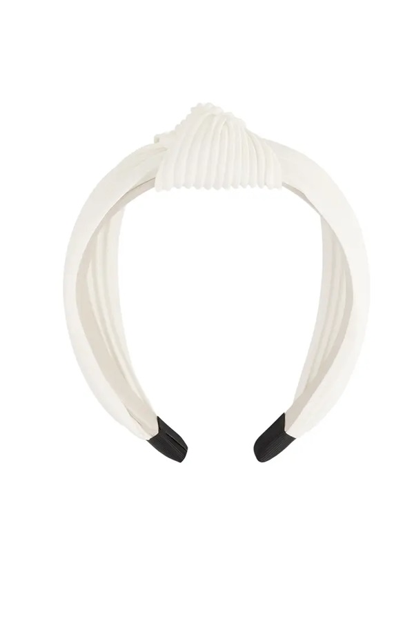 Haarband rib met knoop - in diverse kleuren - Afbeelding 4