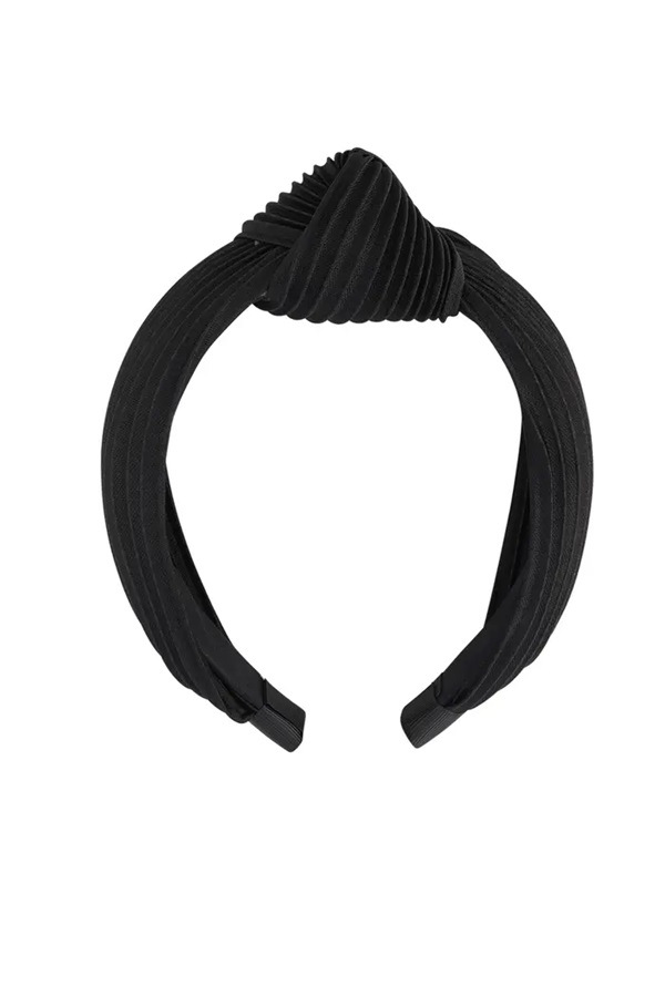 Haarband rib met knoop - in diverse kleuren - Afbeelding 3