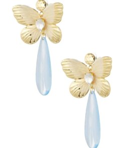 Alternative view of Vlinderoorbellen met bedel - diverse kleuren -