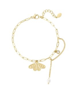 Armband winged angel - zilver of goud -