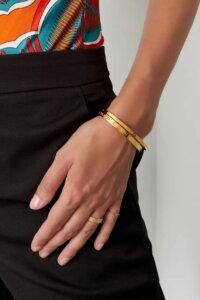 Slavenarmband met tekst: Love you to the moon and back - Small