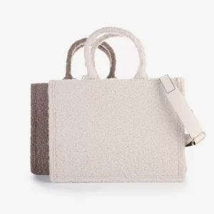 Teddy shoppers - in khaki en beige -