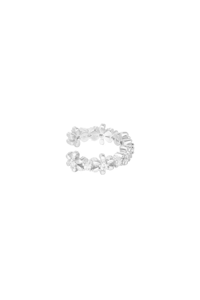 Earcuff floral - goud of zilver - - Afbeelding 3
