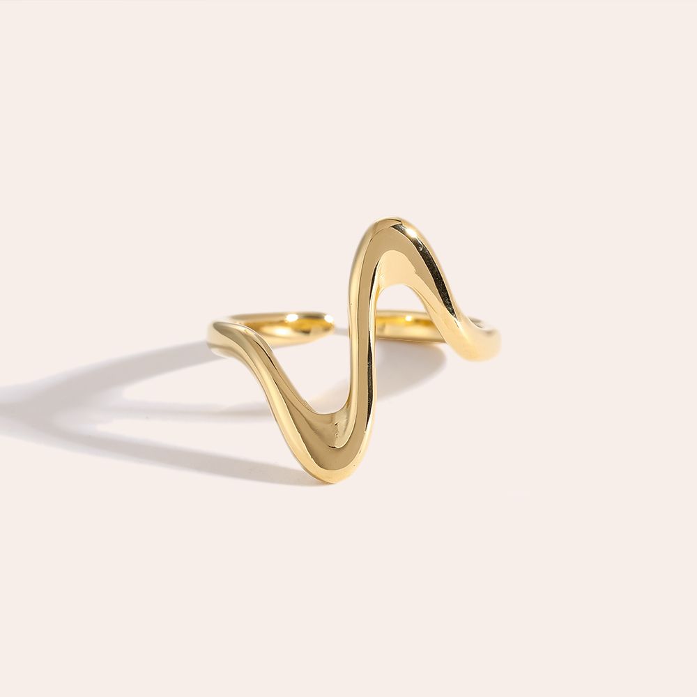 Ring Heartbeat - goud of zilver - - Afbeelding 2