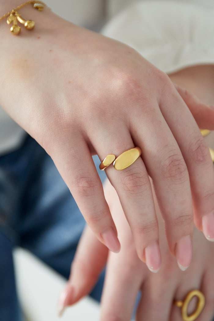 Less is more ring - goud of zilver -