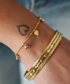Mini hartjes armband