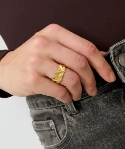 Minimalistische ring - goud of zilver -